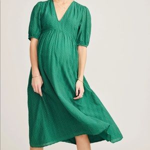 Hatch Maternity The Melanie Dress in Jade size 1